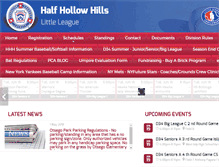 Tablet Screenshot of hhhllhawks.com